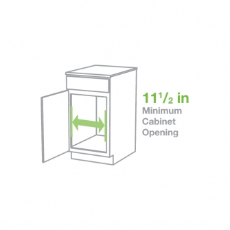 11-1/2 in Cabinet Opening