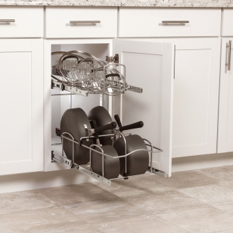 11 in Pullout Cookware Organizer