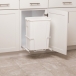 Two-way Single 35 qt Pullout Waste Bin Wide
