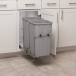 Double 27 qt Pullout Waste Bins