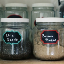 Label your pantry items